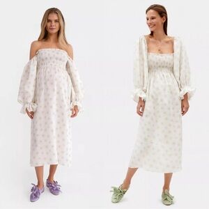 Only White and Cream Maxi Dress